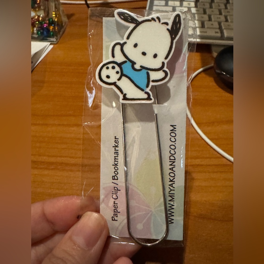 Cute Pochacco Paper Clip/Bookmark